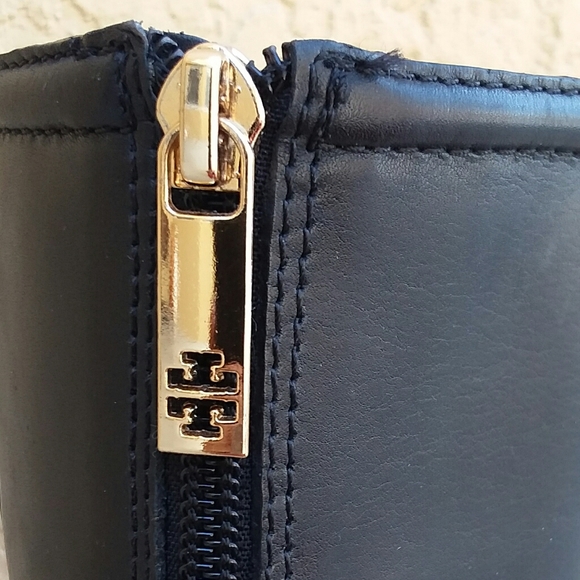 TORY BURCH Black Irene Wedge Heel Boot Size 7 - Picture 6 of 6